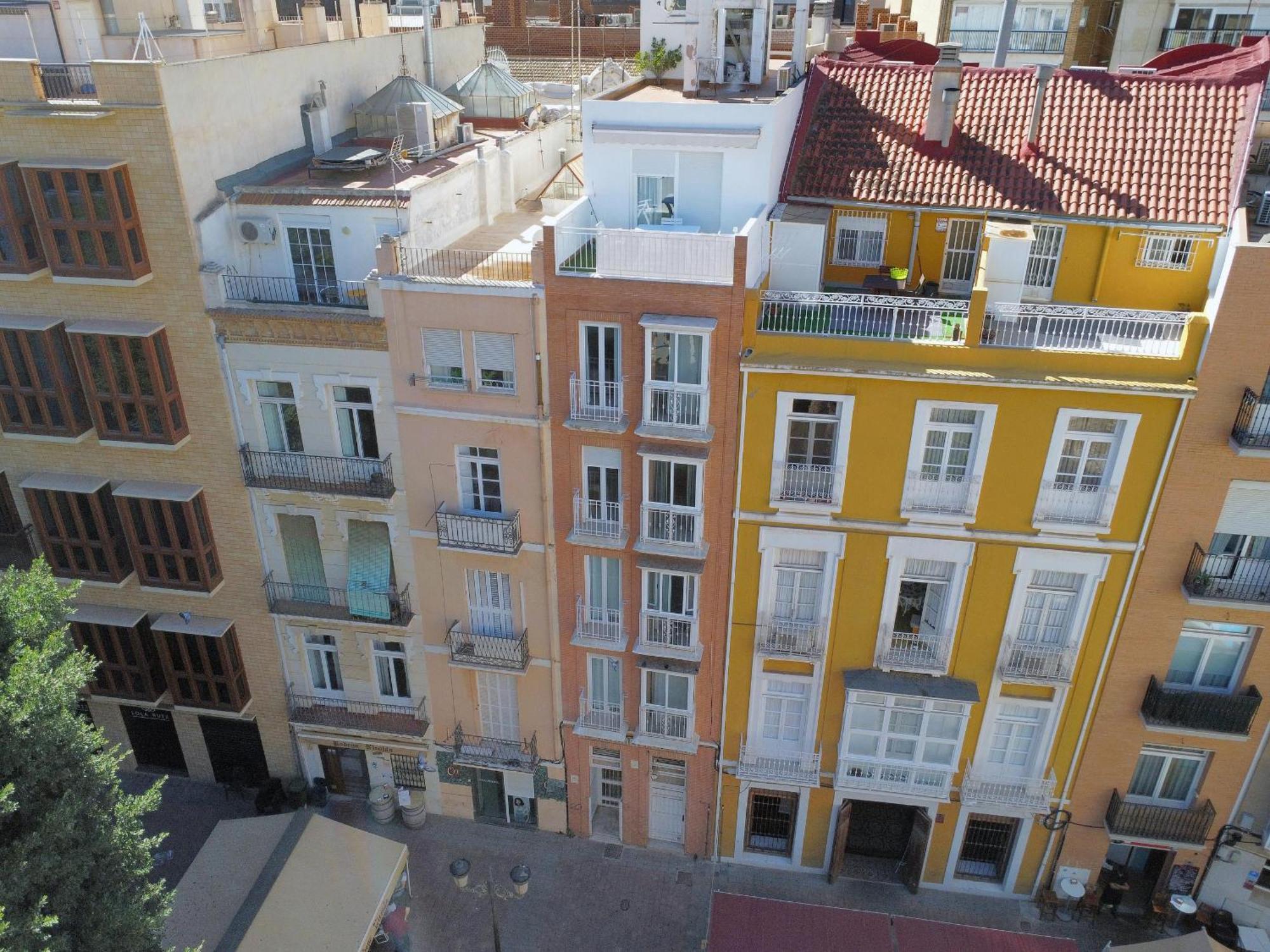 Atico A Cartagena Centro Historico Parking Apartment Luaran gambar