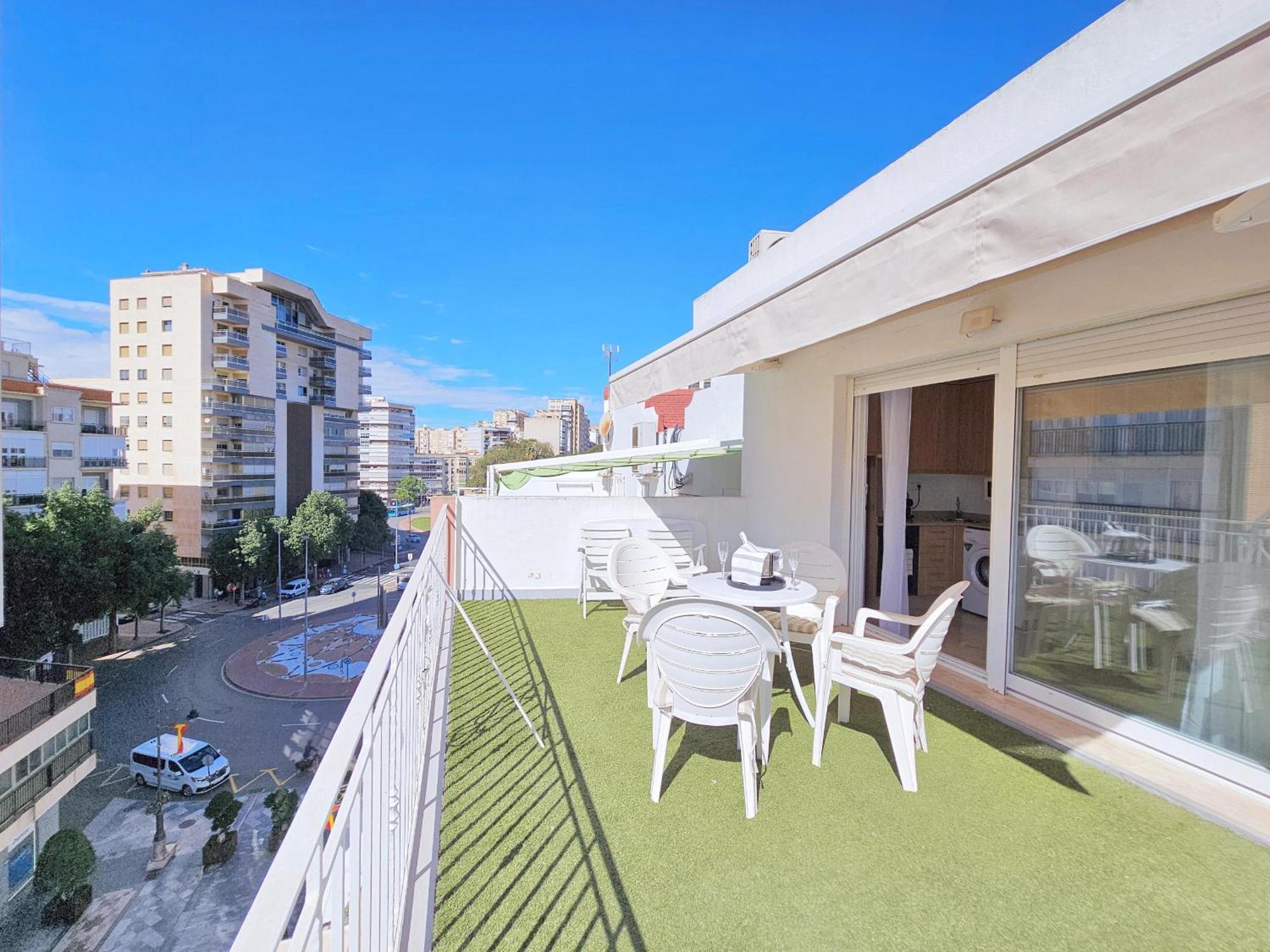 Atico A Cartagena Centro Historico Parking Apartment Luaran gambar