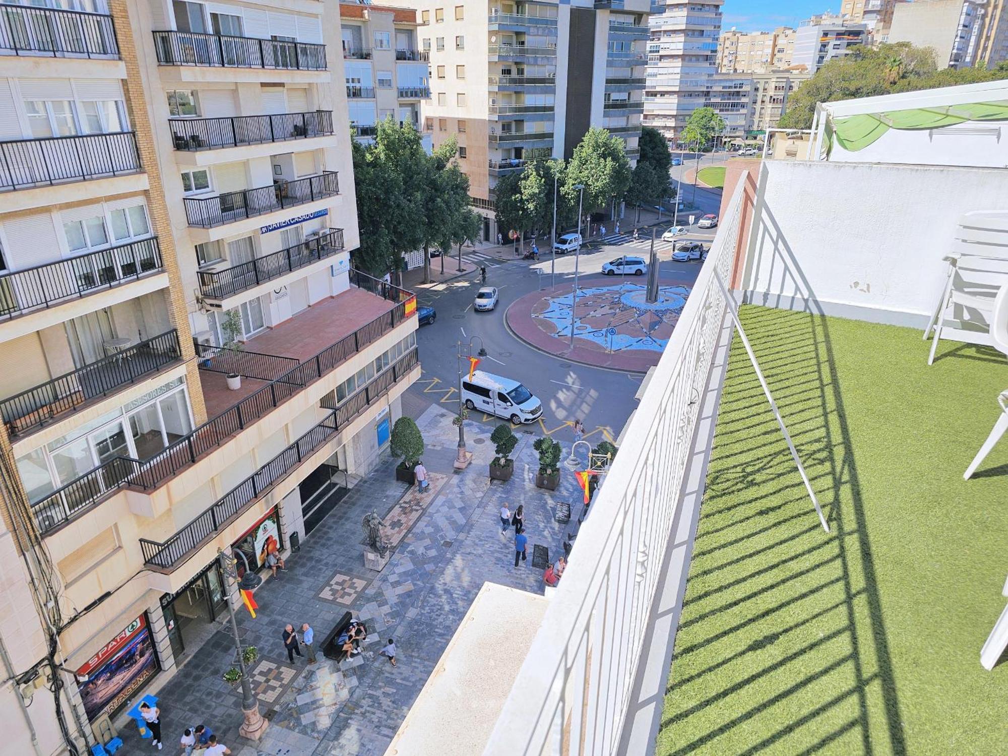 Atico A Cartagena Centro Historico Parking Apartment Luaran gambar