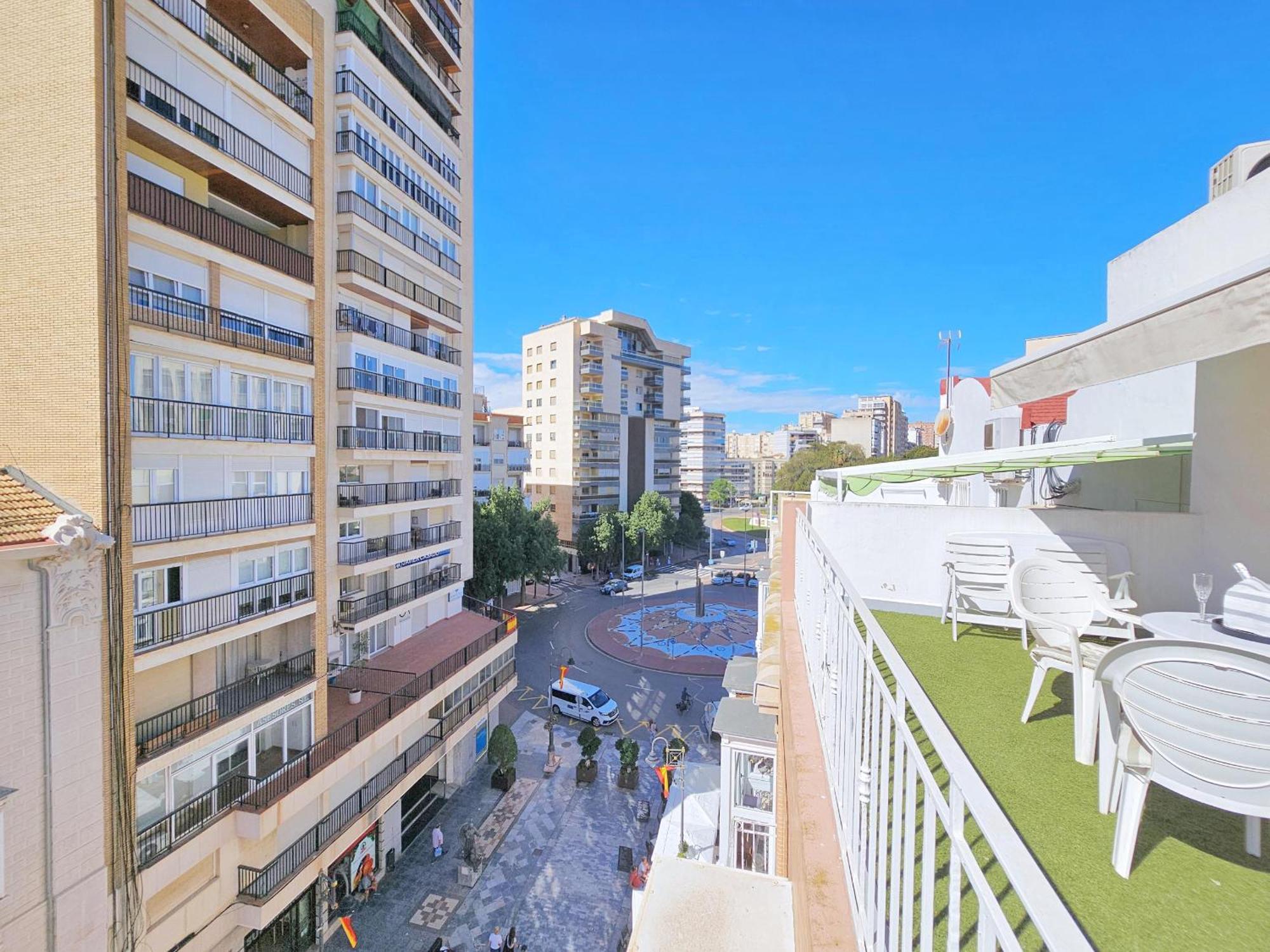 Atico A Cartagena Centro Historico Parking Apartment Luaran gambar