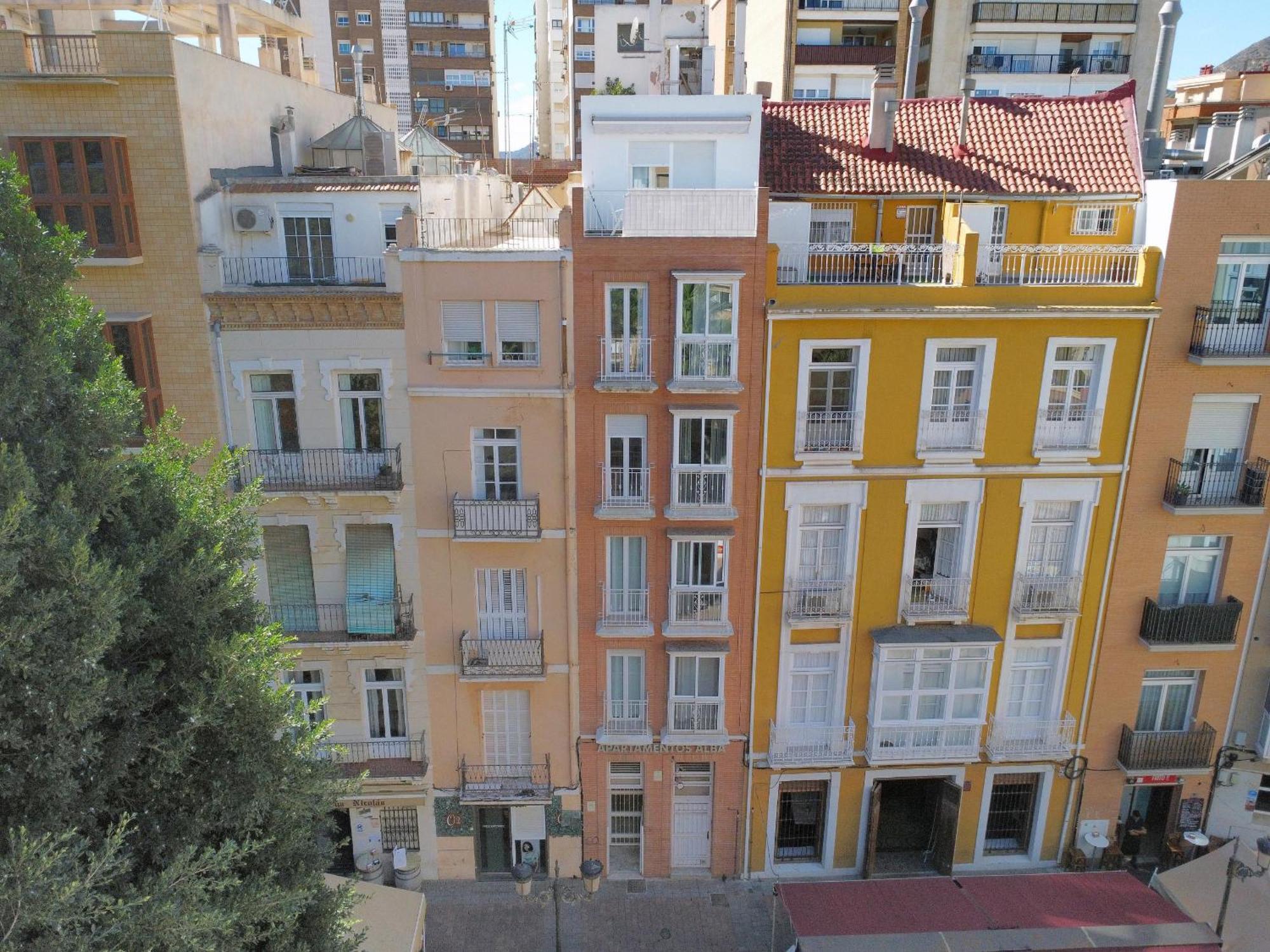 Atico A Cartagena Centro Historico Parking Apartment Luaran gambar