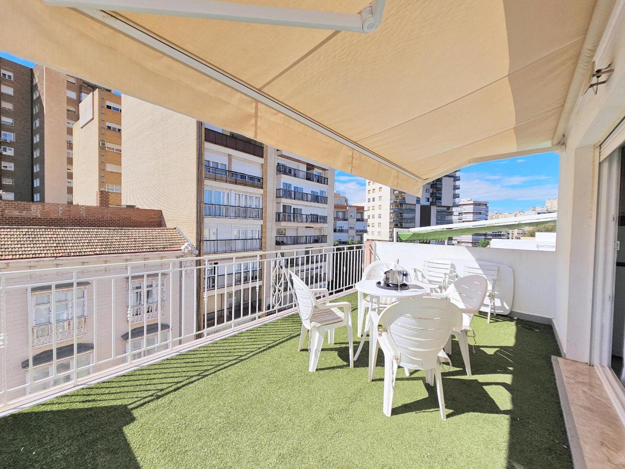 Atico A Cartagena Centro Historico Parking Apartment Luaran gambar